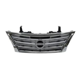 Grille Nissan Sentra 2013-2015 Chrome/Silver , NI1200252