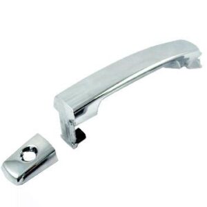 Door Handle Front Outer Driver Side Nissan Frontier 2005-2018 Crew Cab Withoutffrontoad Pkg Chrome , NI1310120