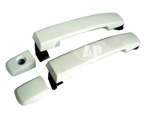 Door Handle Front Outer Passenger Side Nissan Pathfinder 2005-2009 Ptm Black Without Offrontoad , NI1311114