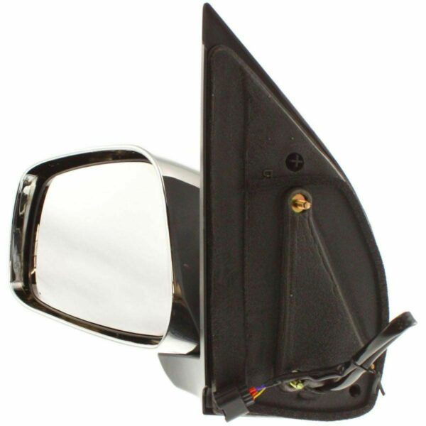 Mirror Driver Side Nissan Frontier 2005-2010 Power Extended Cab Le Chrome , NI1320170 - Image 2