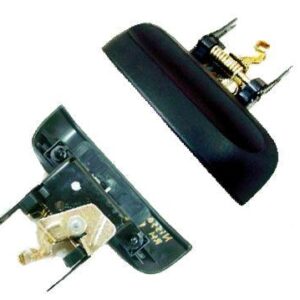 Door Handle Rear Outer Driver Side Nissan Xterra 2005-2012 Black Ptm , NI1520109