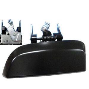 Door Handle Rear Outer Passenger Side Nissan Pathfinder 2005-2009 Black Ptm , NI1521105