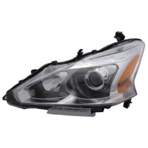Head Lamp Driver Side Nissan Altima 2013-2015 Halogen Economy Quality , NI2502208U