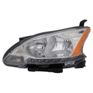 Head Lamp Driver Side Nissan Sentra 2013-2015 Halogen Capa , Ni2502216C - Hunt Parts