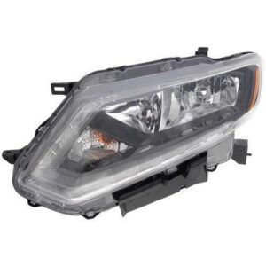Head Lamp Driver Side Nissan Rogue 2014-2016 Halogen Usa Built With Led Drl Capa , Ni2502226C - Hunt Parts