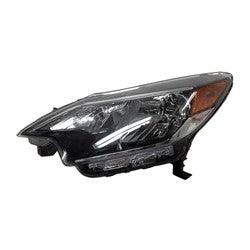 Head Lamp Driver Side Nissan Versa Hatchback 2017-2019 Halogen With Black Bezel High Quality , NI2502257