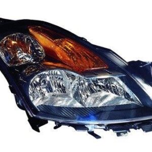 Head Lamp Passenger Side Nissan Altima Hybrid 2007 Halogen Black Housing Economy Quality , NI2503166U