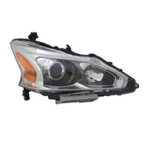 Head Lamp Passenger Side Nissan Altima 2013-2015 Halogen Economy Quality , NI2503208U