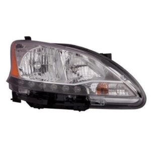 Head Lamp Passenger Side Nissan Sentra 2013-2015 Halogen High Quality , NI2503216