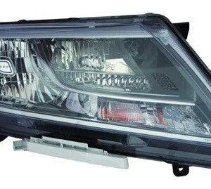 Head Lamp Passenger Side Nissan Pathfinder 2013-2016 Halogen Chrome Bezel High Quality , NI2503221