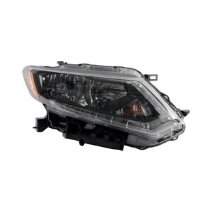 Head Lamp Passenger Side Nissan Rogue 2014-2016 Halogen Usa Built With Led Drl Economy Quality , NI2503226U