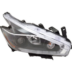 Head Lamp Passenger Side Nissan Murano 2018 Halogen With Black Bezel High Quality , Ni2503260 - Hunt Parts