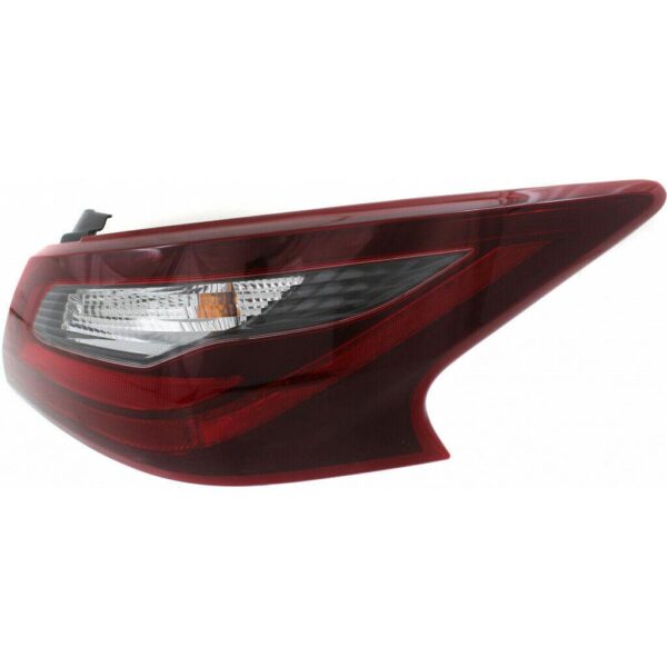 Tail Lamp Passenger Side Nissan Altima 2017-2018 Sr Model With Dark Red Bezel Economy Quality , NI2805111U - Image 4