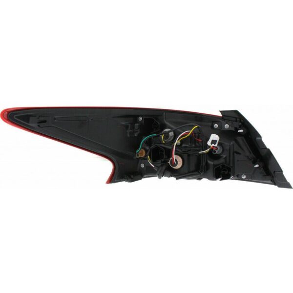 Tail Lamp Passenger Side Nissan Altima 2017-2018 Sr Model With Dark Red Bezel Economy Quality , NI2805111U - Image 5