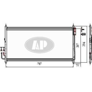 Condenser Nissan Murano 2003-2007 3248 , NI3030153