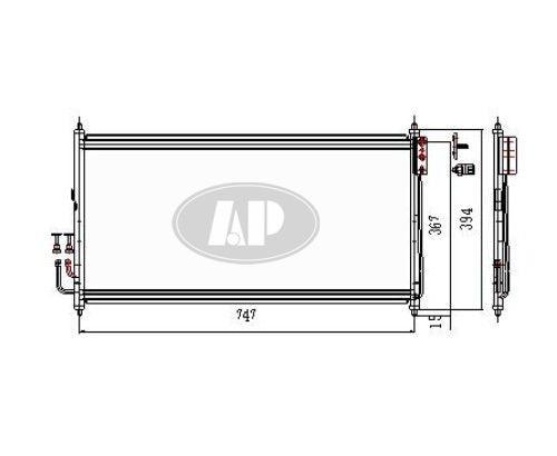 Condenser Nissan Murano 2003-2007 3248 , NI3030153