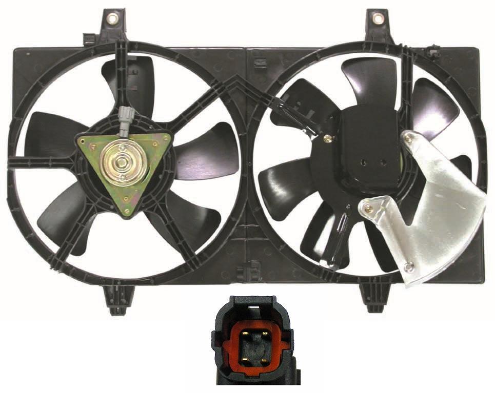 Cooling Fan Assembly Nissan Sentra 2002-2006 Sentra 1.8L Economy Quality , NI3115123U