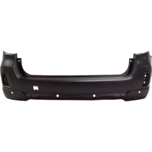 Bumper Rear Subaru Outback 2017 With Sensor Upper Smooth With Lower Textured , SU1100178