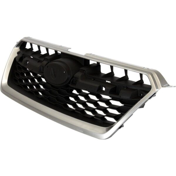 Grille Subaru Impreza 2012-2014 Gray With Chrome Moulding , SU1200145 - Image 2