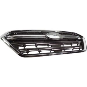 Grille Subaru Outback 2018-2019 Dark Gray With Chrome Moulding/Front , SU1200172