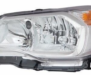 Head Lamp Driver Side Subaru Forester 2014-2016 Halogen 2.5L Chrome Bezel High Quality , SU2502145
