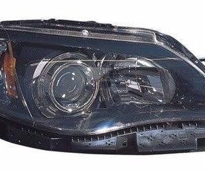 Head Lamp Passenger Side Subaru Outback Impreza 2008-2011 Black Halogen High Quality , SU2503125