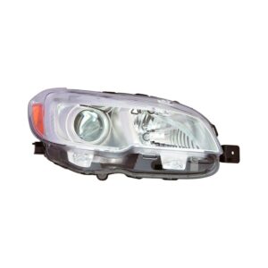 Head Lamp Passenger Side Subaru Wrx 2015-2020 Halogen With Chrome Bezel High Quality , SU2503152