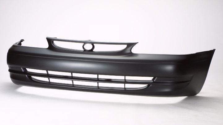 Bumper Front Toyota Corolla Sedan 1998-2000 Primed , TO1000189 - Hunt Parts