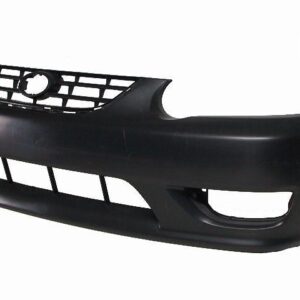 Bumper Front Toyota Corolla Sedan 2001-2002 Primed Capa , TO1000217C - Hunt Parts