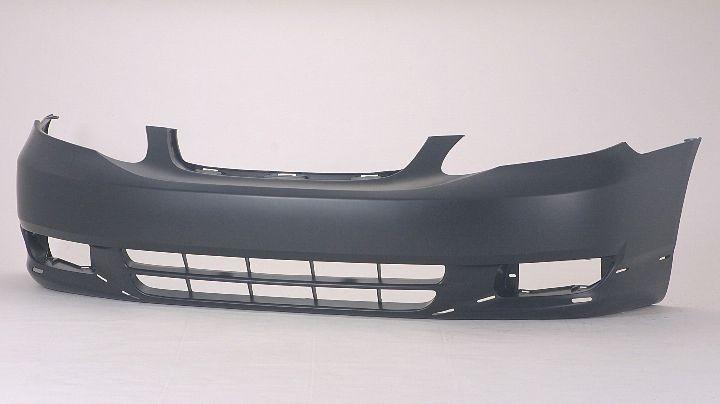 Bumper Front Toyota Corolla Sedan 2003-2004 Primed Sport Model , TO1000241 - Hunt Parts
