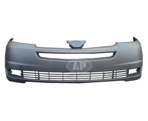 Bumper Front Toyota Sienna 2004-2005 Primed Without Sensors Without Radar Cruise , TO1000272 - Hunt Parts