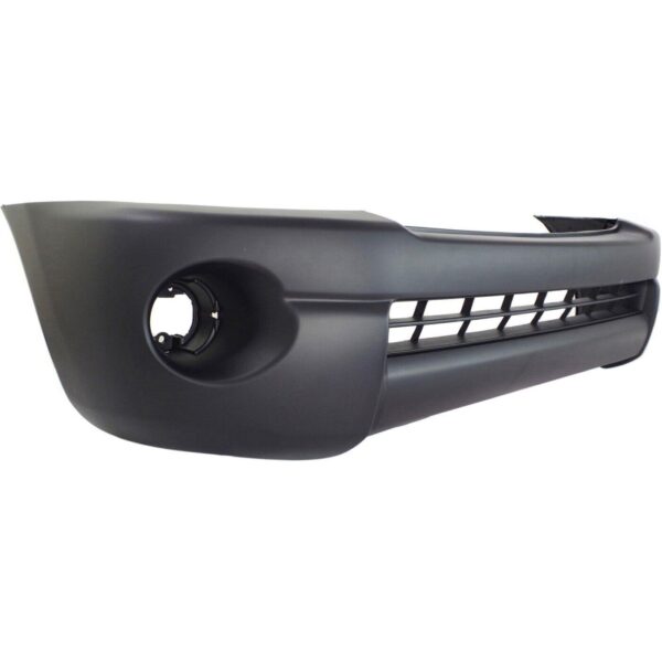 Bumper Front Toyota Tacoma 2005-2011 Fine Textured Black Base Model Without Flare Without Spoiler , TO1000304 - Hunt Parts - Image 3