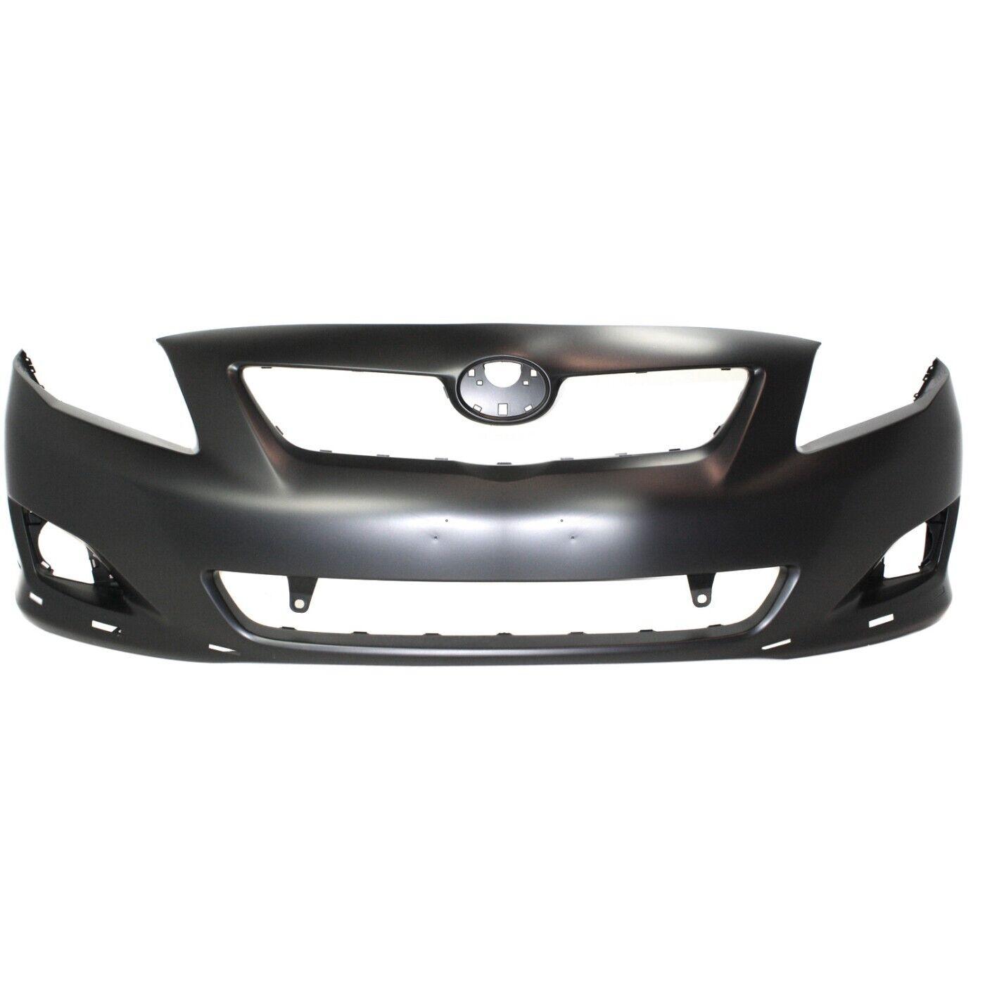 Bumper Front Toyota Corolla Sedan 2009-2010 Primed S/Xrs Model With Spoiler Hole , TO1000342 - Hunt Parts