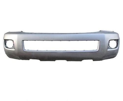 Bumper Front Toyota Sequoia 2008-2020 Primed With Fog Lamps Without Sensors Capa , TO1000348C - Hunt Parts
