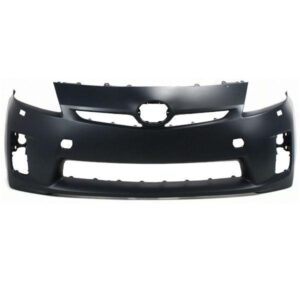 Bumper Front Toyota Prius 2010-2011 Primed Without Sensor With Washer Hole With Led Headlamp , TO1000361 - Hunt Parts