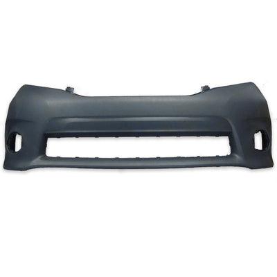 Bumper Front Toyota Sienna 2011-2017 Se Primed With Textured Center Area With Round Fog Holes Capa , TO1000367C - Hunt Parts