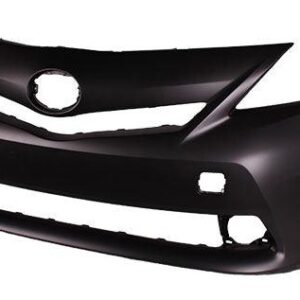 Bumper Front Toyota Prius V 2012-2014 Primed With Sensor With Washer Hole , TO1000387 - Hunt Parts