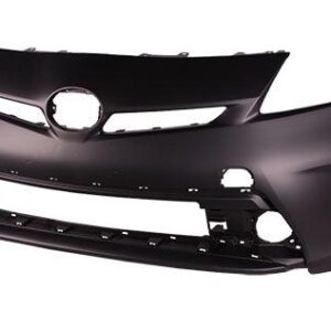 Bumper Front Toyota Prius Plug-In 2012-2015 Primed With Washer Hole , TO1000393 - Hunt Parts
