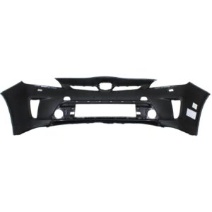 Bumper Front Toyota Prius 2012-2015 Primed With Washer Hole Capa , TO1000393C - Hunt Parts