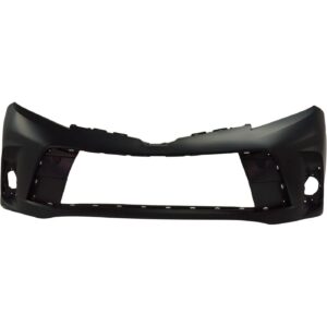 Bumper Front Toyota Sienna 2018-2020 Primed Without Sensor Capa , TO1000442C - Hunt Parts