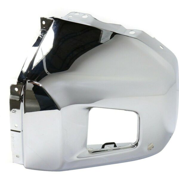 Bumper End Front Toyota Tundra 2014-2021 With Sensor Hole Chrome , TO1005185 - Image 2