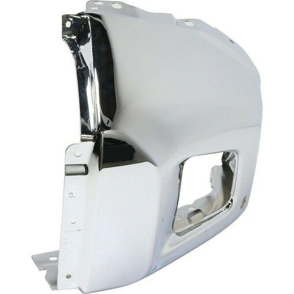 Bumper End Front Toyota Tundra 2014-2021 With Sensor Hole Chrome , TO1005185 - Image 3