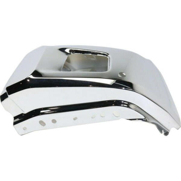 Bumper End Front Toyota Tundra 2014-2021 With Sensor Hole Chrome , TO1005185 - Image 4
