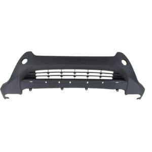 Bumper Lower Front Toyota Rav4 2013-2015 Xle/Ltd Model With Chrome Strip Holes Textured Capa , TO1015109C
