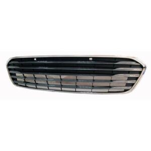Grille Lower Toyota Avalon 2013-2015 Painted Silvr Gray With Chrome Mldg With Sensor Hole , TO1036153