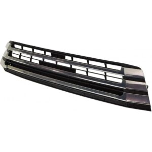 Grille Lower Toyota Highlander Hybrid 2017-2019 Chrome Without Around View , TO1036174
