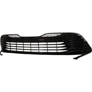 Grille Lower Toyota Camry 2018-2020 Glossy Black Bar Style Without Sensor L/Le , TO1036183