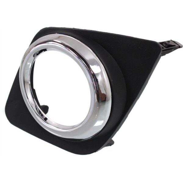 Fog Lamp Bezel Front Driver Side Toyota Rav4 2009-2012 Base/Sport Matte Finish With Chrome Ring , TO1038129 - Image 2
