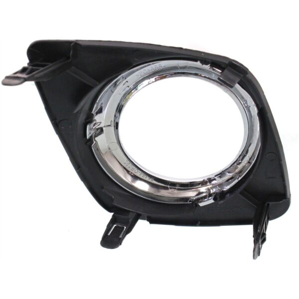 Fog Lamp Bezel Front Driver Side Toyota Rav4 2009-2012 Base/Sport Matte Finish With Chrome Ring , TO1038129 - Image 5
