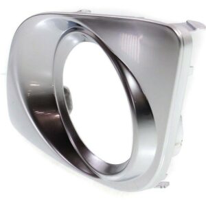 Fog Lamp Bezel Front Driver Side Toyota Venza 2009-2012 Chrome , TO1038133